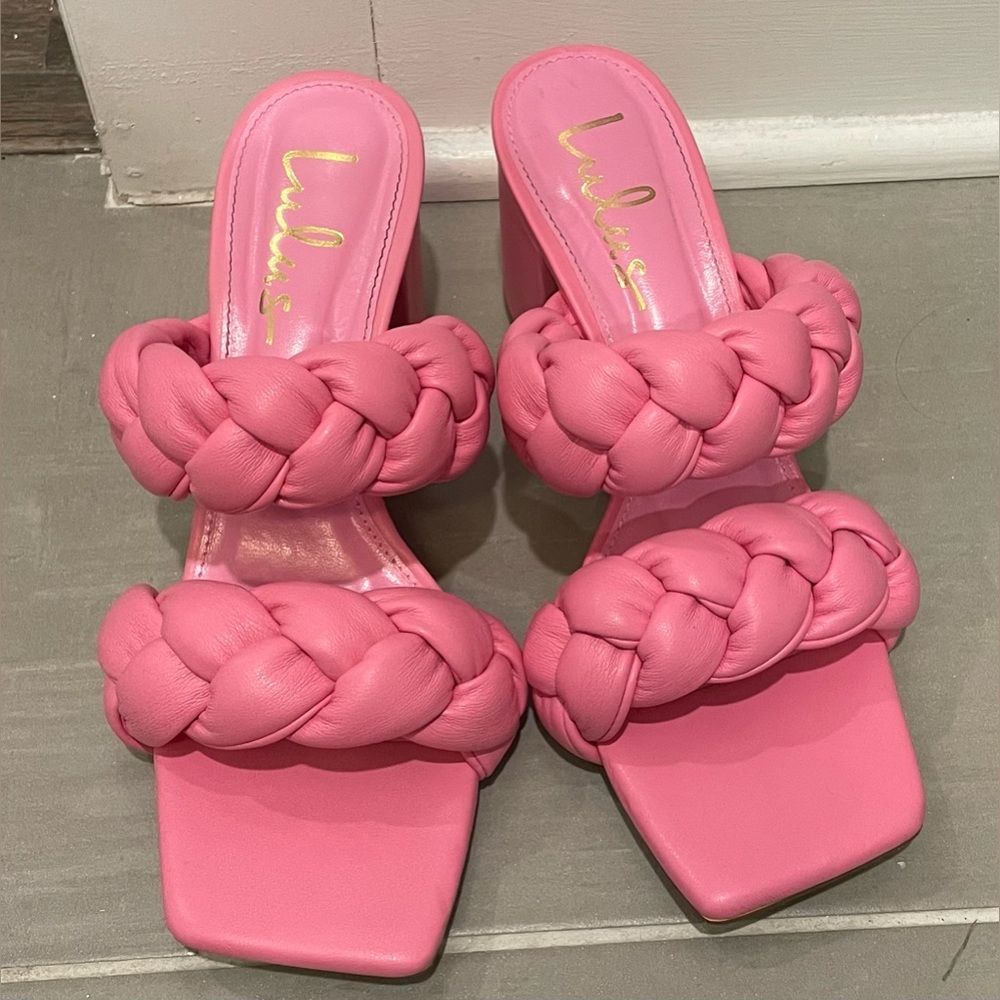 Pink lulus heels - Picture 2 of 3